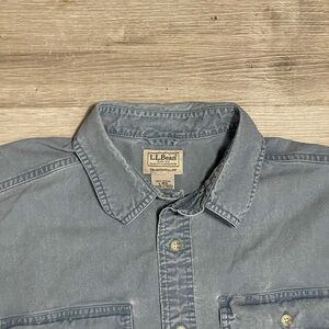 L.L. Bean Denim Blue Shirt